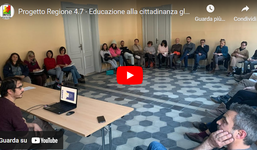 Tappa biellese, a Valdilana, per il progetto “Regione 4.7 – Territori per l’Educazione alla Cittadinanza Globale”