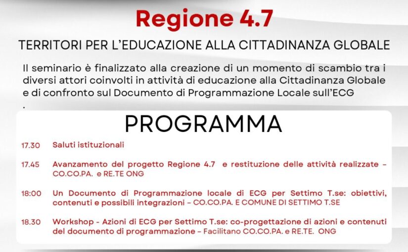 Secondo Seminario organizzato il 28 gennaio 2025 dal Comune di Settimo Torinese